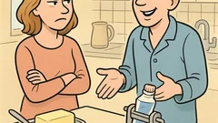 Witz: Mein Mann hat einen Tubenausdrücker gekauft