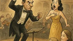 Witz: Mama, warum droht er mit Taktstock?