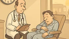 Witz: „Wie steht’s um Ihre Schlaflosigkeit?“